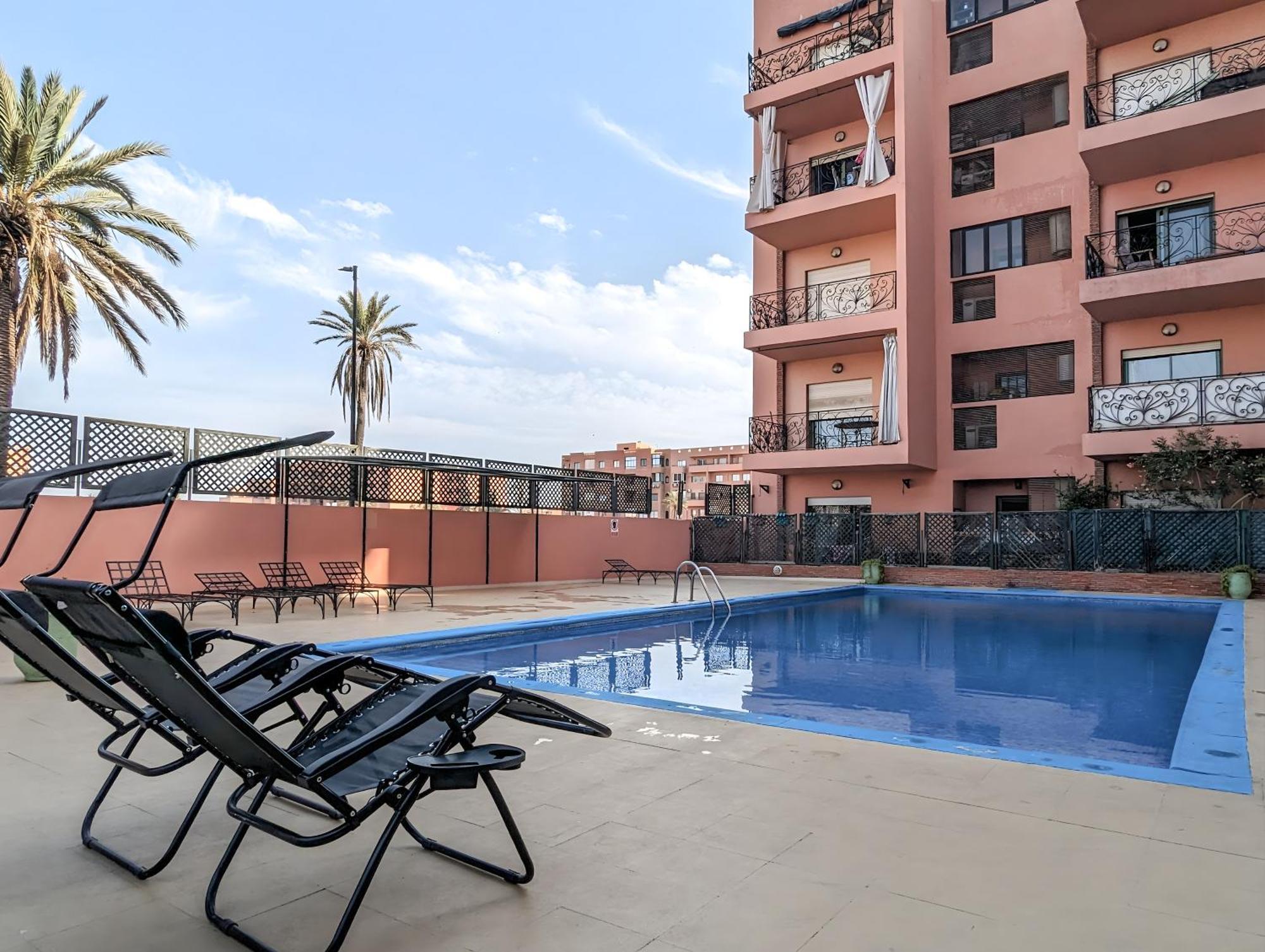 Apartment Panoramic View Majorelle Garden With Pool